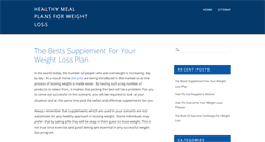 Desktop Screenshot of healthymealplan.org